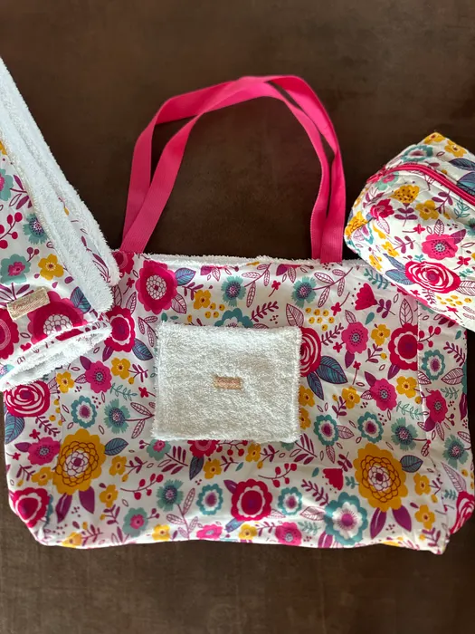 Coffret plage - fleuri multicolore