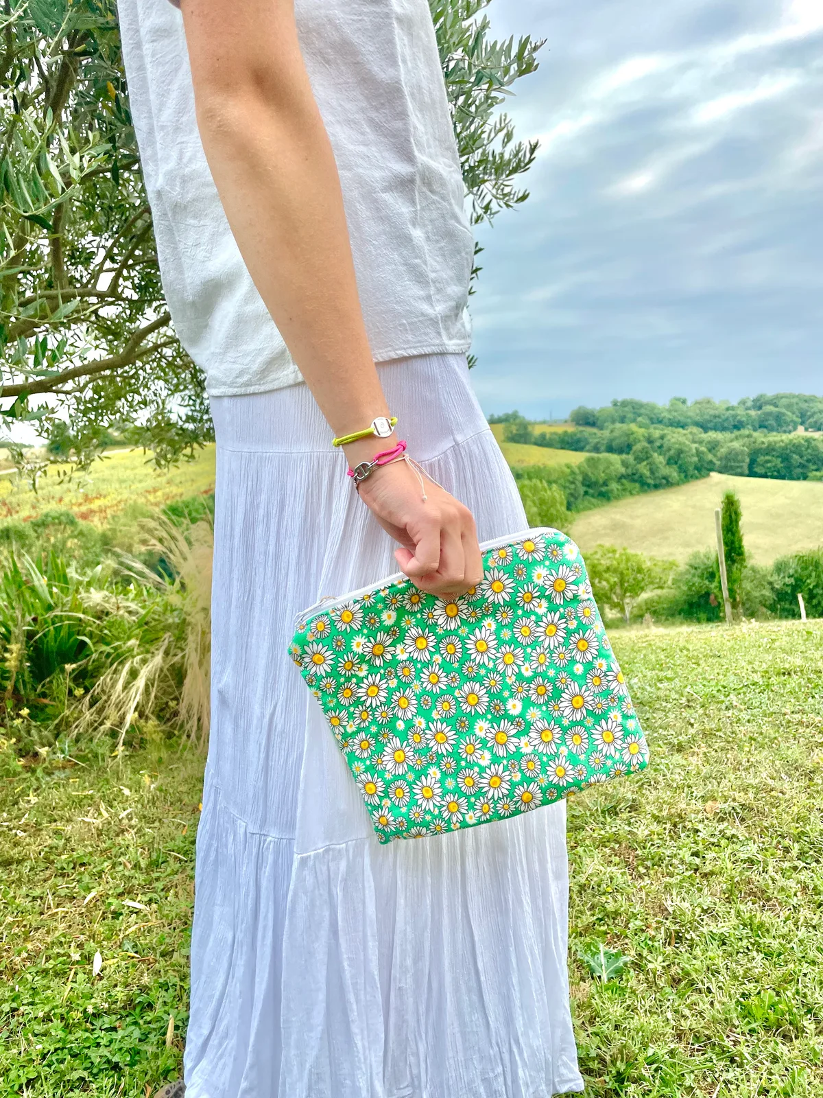 Pochette marguerite